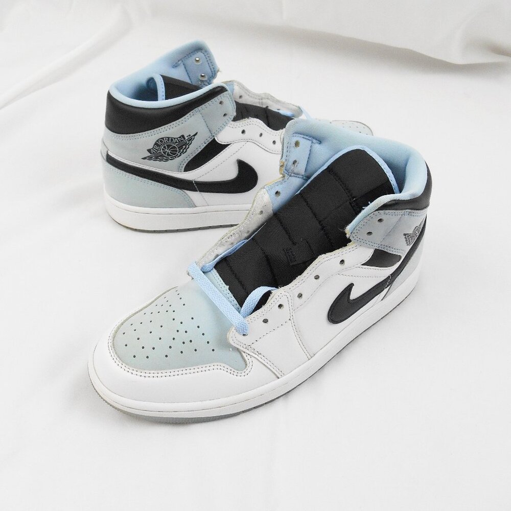 Men's Air Jordan 1s Ice Blue/White